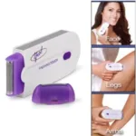 Painless Blue Light Hair Removal Device - Purple & White